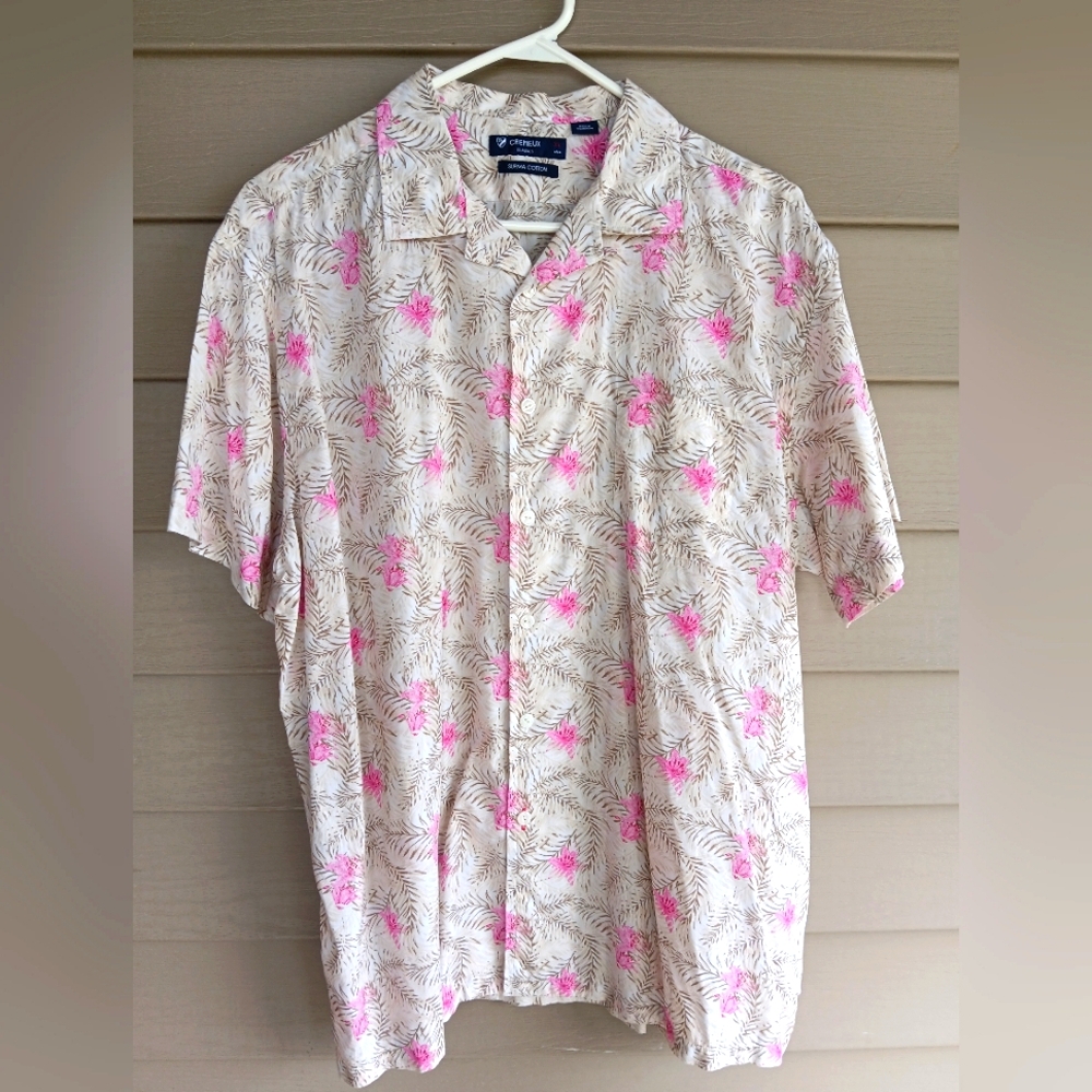 EUC Men's Cremieux S/S Button Down Shirt Size XL